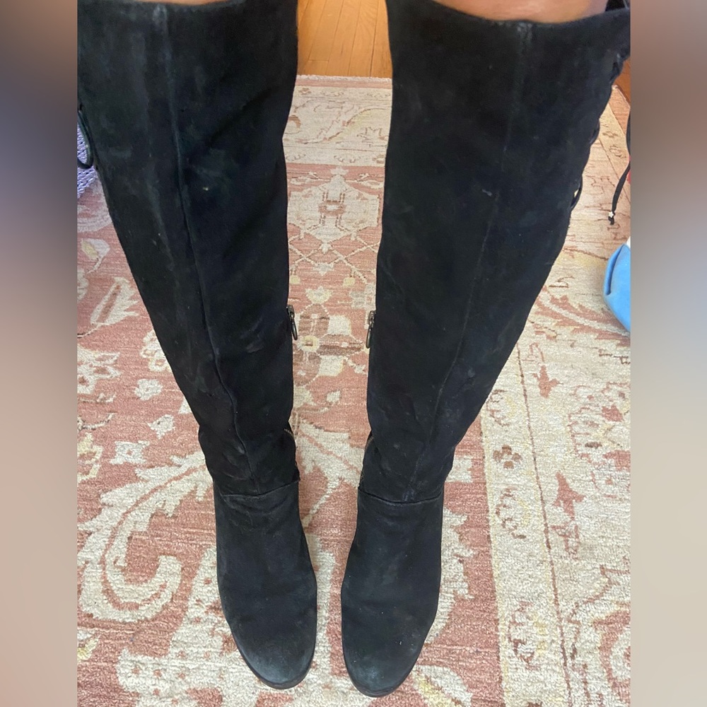 Fiorentini & Baker black suede size 38